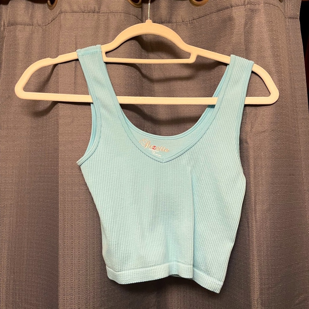 Light blue tank top